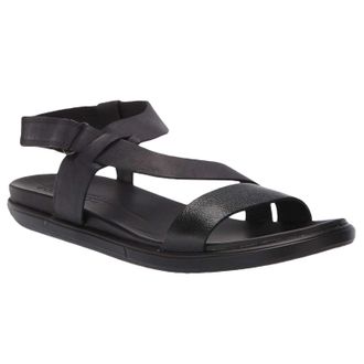 Ecco Ecco Simpil 209223 Leather Womens Hook and loop Sandals - Black - Size:UK 6.5-7