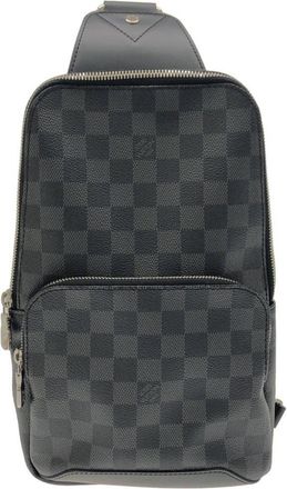 Louis Vuitton Graphite Coated Canvas Shoulder Bag (Pre-Owned)