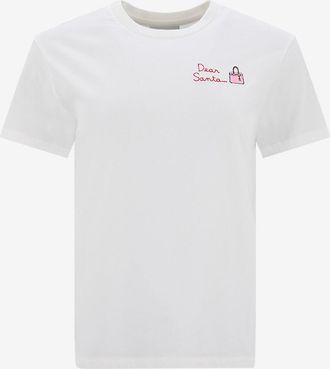 MC2 Saint Barth Besticktes Jersey-Rundhalsoberteil