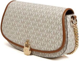 Michael Kors Womens Crossbody Bag Vanilla Leather | Polyurethane Crossbody-bags