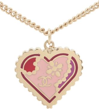 Chanel Collana con pendente a cuore 2005 - Oro