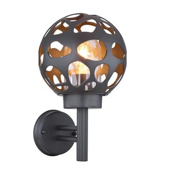 Globo Lighting Aplique De Pared - Hilario - Antracita - Metal - Lede27 - Globo