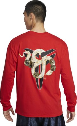 Nike Kobe Long-Sleeve T-Shirt Asia Sizing Year of Mamba Red IB0242-657