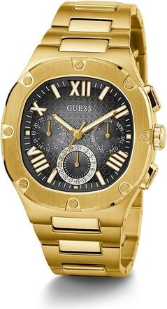 Guess Herenuurwerk 42 mm RVS-band - Heren - Horloges - Geel - ONE Size - Accessoires