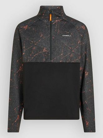 O'Neill FwcCruz Printed Half-Zip Fleece Pullover schwarz