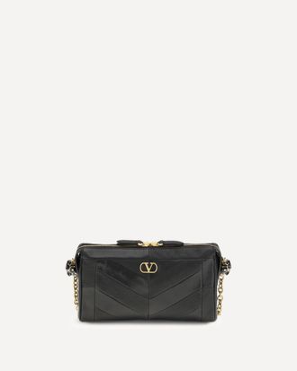 Valentino Garavani Borsa a Tracolla Panthea piccola motivo chevron Woman UNI