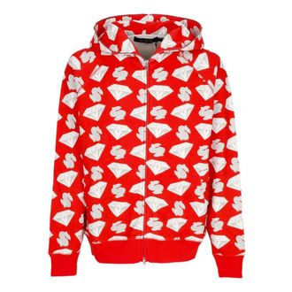 Billionaire Boys Club Lichte Sweatshirt Herenrits & Dollars Rits-Hoodie rood - Heren - Vesten met rits - Rood - XL - Katoen - Hoodies & sweatvesten