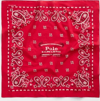 Polo Ralph Lauren Mens Red paisley bandana
