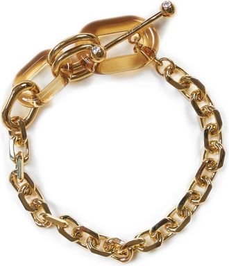 Paco Rabanne Oversized Link Ketting - Dames - Accessoires - Oranje - Maat: ONE Size