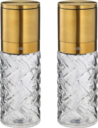 cilio Cristallo Salt or Pepper Mill 2 Piece Set in Gold at Nordstrom