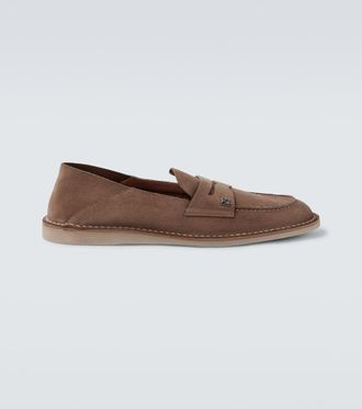 Dolce & Gabbana New Florio Ideal suede loafers