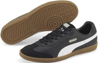 Puma Sneaker PUMA KING 21 IT, Gr. 38,5, schwarz-weiss (puma schwarz, puma wei&szlig;, gum), Schuhe Sneaker
