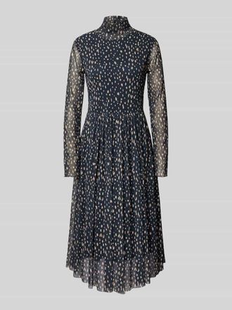 Smith & Soul Midikleid mit Stehkragen in Dunkelblau, Größe XXL