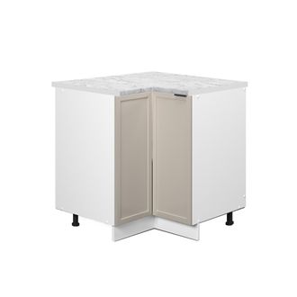 Vicco Armario De Esquina Fame-line, Grisbeige, 80.5 Cm, Et M&aacute;rmol