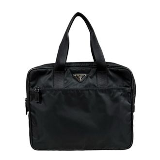 Prada Black Nylon Shoulder Bag (Pre-Owned)
