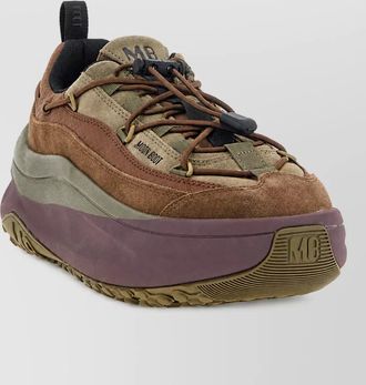 Moon Boot leather low-top sneakers