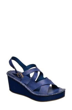 Antelope Sari Platform Wedge Sandal in Blue Jewel at Nordstrom Rack, Size 6