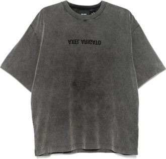 Axel Arigato Distort Washed T-Shirt - Heren - T-shirts - Zwart - M - Katoen - Tops