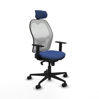 Piqueras y Crespo Silla De Oficina Con Cabecero Piqueras Y Crespo 1d036n2 Azul Marino