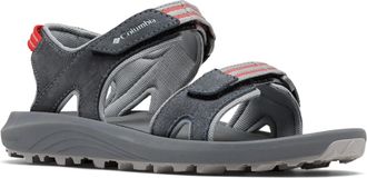 Columbia Womens Trailstorm Hiker 2 Strap sports sandals, Grey (Graphite x Red Hibiscus), 6 UK