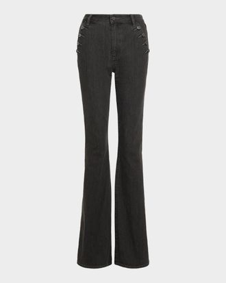 Ramy Brook Helena High-Rise Flare Jeans