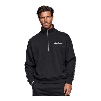 Carlo Colucci Sweattroyer - Stripe Club - Sweatshirts & Hoodies - Hombre - Negro - 2XL