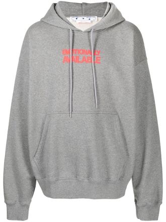 Off-white Felpa Arrows con cappuccio - Grigio