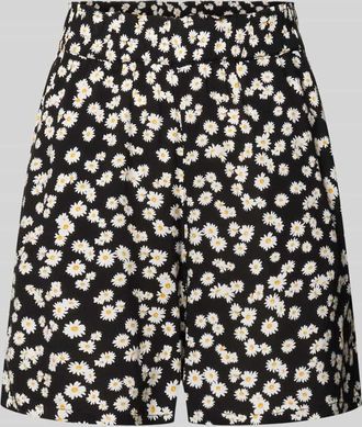 Vero Moda Loose Fit Shorts aus reiner Viskose Modell EASY JOY in Black, Gr&ouml;&szlig;e XL