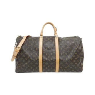 Louis Vuitton Pre-owned Keepall Bandouliere Monogram Boston Bag - unisex - Louis Vuitton Vintage - Vintage Weekend Bags - Brown - ONE SIZE - Pre-owned