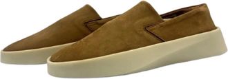 Wolf & Shepherd Cruise MensBrown Suede Slip-On Casual Shoes ZAP2520