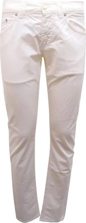 Dondup Stijlvolle Chinos - Heren - Chinos - Wit - W30 - Katoen - Broeken