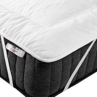 Beliani Beliani - Mattress Bed Topper Microfibre eu Double Size 4ft6 Aizkorri