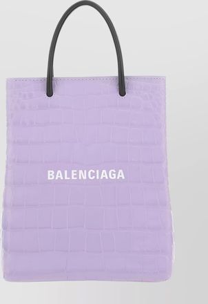 Balenciaga cabas leather tote bag