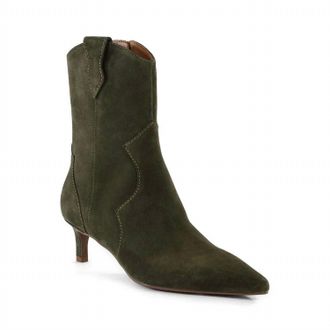 Seychelles Womens Dallas Boots In Olive Suede