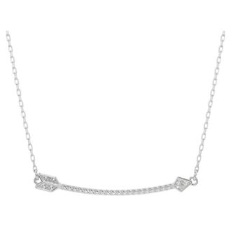 Swarovski Idyllia Rhodium Plated Necklace