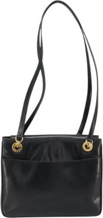 Gucci Pre-owned Vintage Schoudertas - unisex - Vintage Schoudertas - Zwart - ONE Size - Leer - Vintage