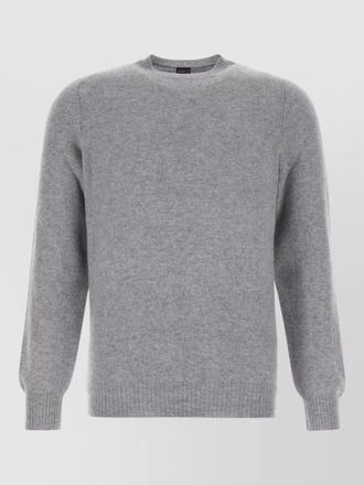 Fedeli cashmere crew neck sweater long sleeves
