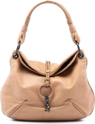 Bottega Veneta Pre-owned Bottega Veneta Leather Braided Shoulder Bag Ladies 8W7GIACB0B0D4SMY