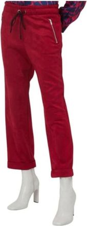 Silvian Heach Trainingsbroeken - Dames - Sweatpants - Rood - 2XS - Katoen - Broeken