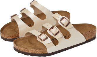 Birkenstock Florida Birko-Flortm - Graceful Womens Sandals Pearl White : EU 41 (US Womens 10-10.5) Regular