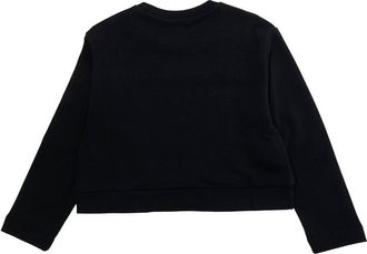 Marni Girls Sweatshirt With Logo Black Cotton Hoods & Sweatshirts