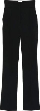 Elisabetta Franchi Broeken, Dames, Zwart, XL, Rechte broek