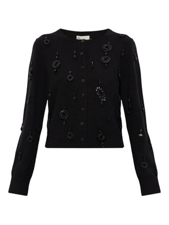 Tory Burch Maglione con decorazione - Nero