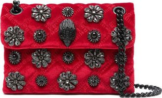 Kurt Geiger Red Velvet Mini Kensin Bag