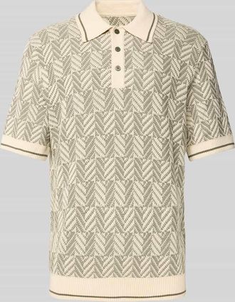 Jack & Jones Regular Fit Poloshirt mit Label-Detail Modell CODY in Sand, Größe XXL