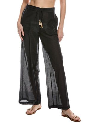 Natori Silk-Blend Voile Pant
