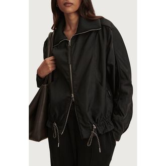 Varley Lotta Blouson Jacket in Black at Nordstrom, Size Xx-Small