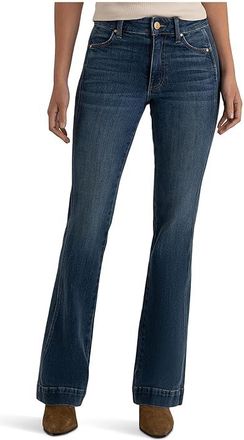 Kut from the Kloth Petite Natalie High-Rise Bootcut Side Inset-Wide Hem Womens Jeans Choice : 16P 30, Cotton/Denim/Lycra