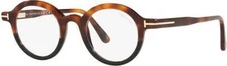 Tom Ford 45mm Round optical glasses in Tortoise at Nordstrom