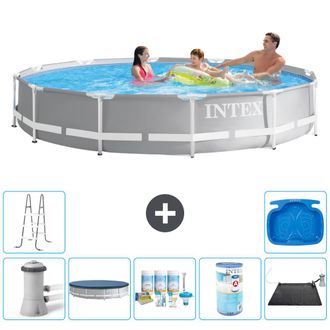 Intex Piscina Prism Frame Redonda - 366x76 Cm - 8-piezas S32085